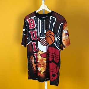Chicago Bulls Jersey Jordan Style T Shirt • Sz M-L